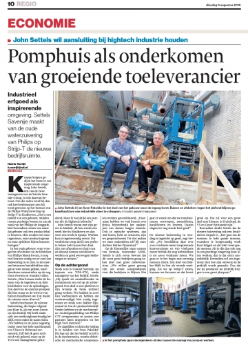 Publication Eindhovens Dagblad 2016.08.09